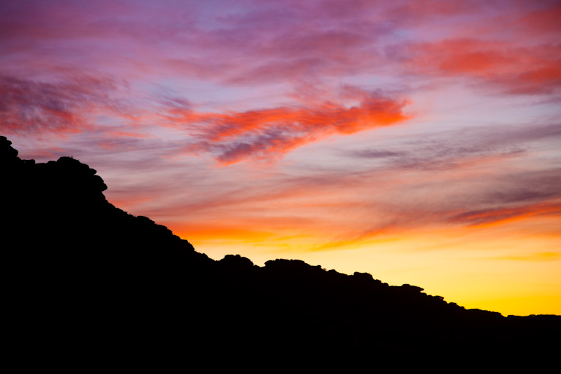 Sunset From Camp